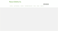 Desktop Screenshot of hosannaindustries.org